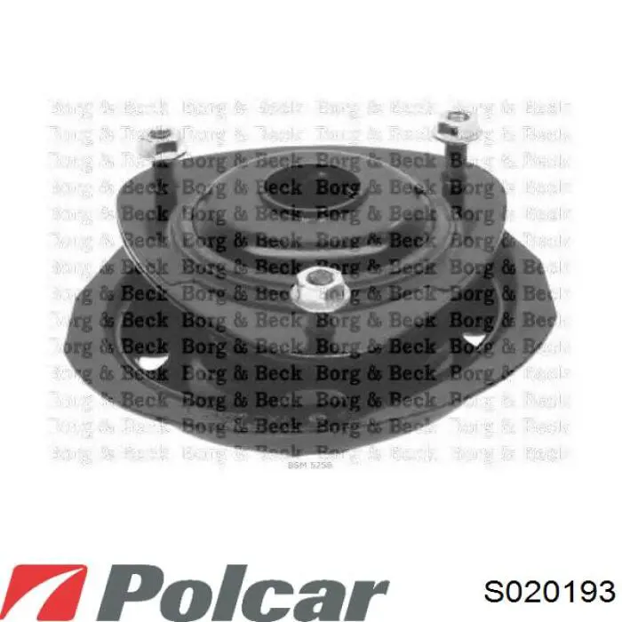 S020193 Polcar soporte amortiguador trasero izquierdo