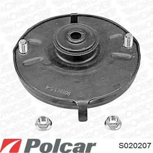 S020207 Polcar soporte amortiguador trasero