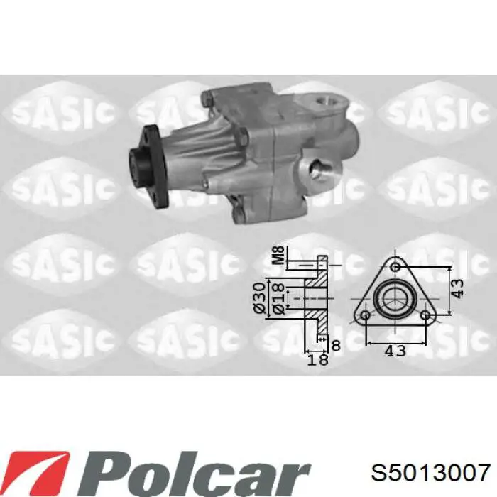 S5013007 Polcar bomba hidráulica de dirección