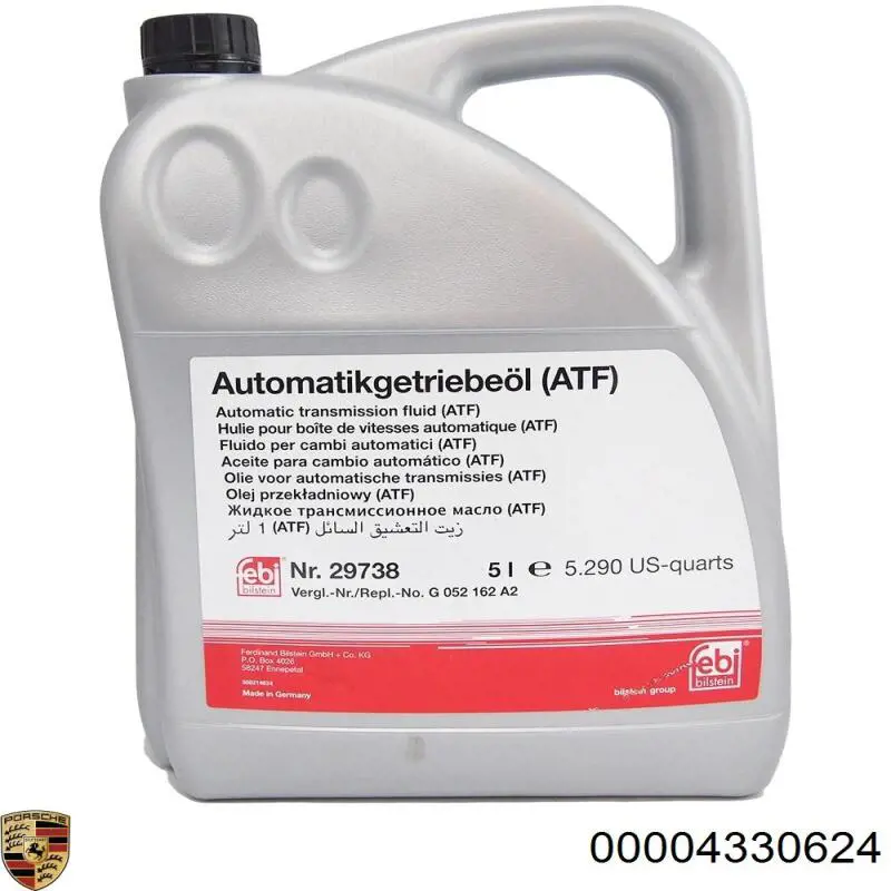 00004330624 Porsche aceite transmisión