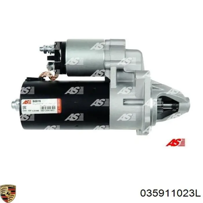 035911023L Porsche motor de arranque