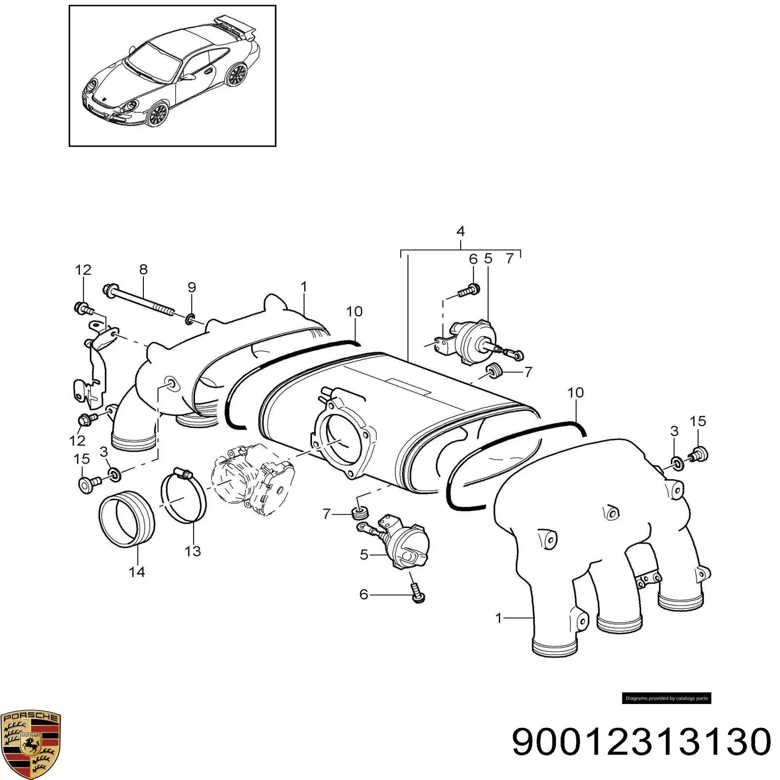 90012313130 Porsche 