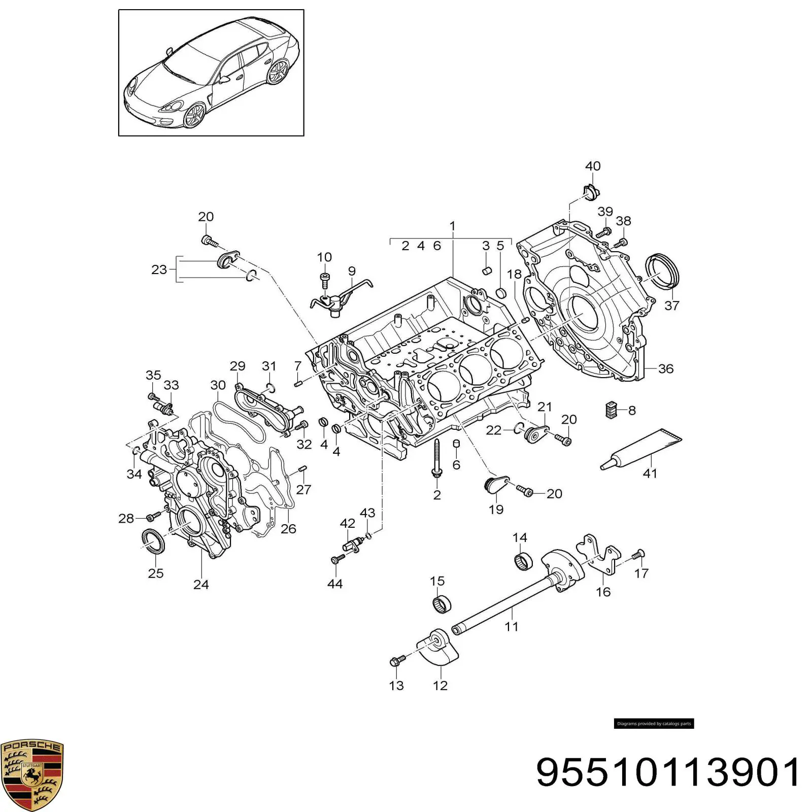 95510113901 Porsche 