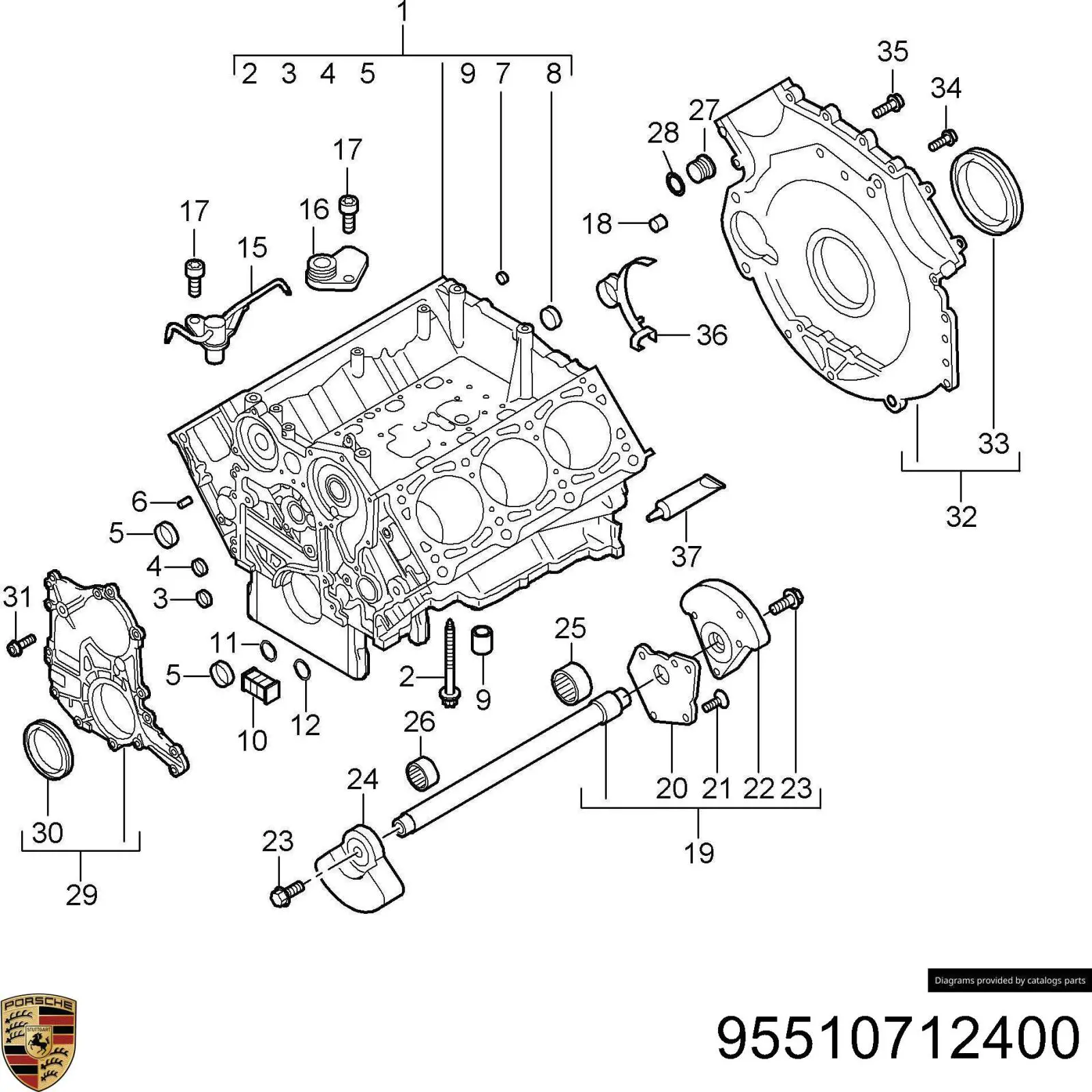 95510712400 Porsche 