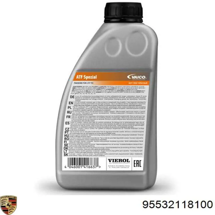 95532118100 Porsche filtro hidráulico, transmisión automática