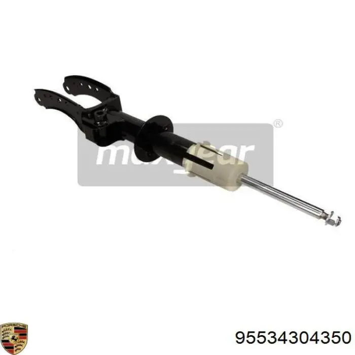 95534304350 Porsche amortiguador delantero izquierdo