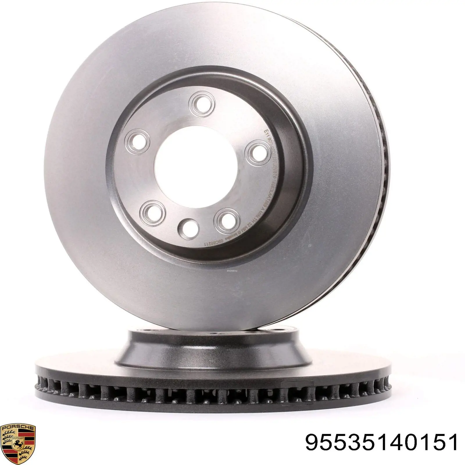 95535140151 Porsche freno de disco delantero