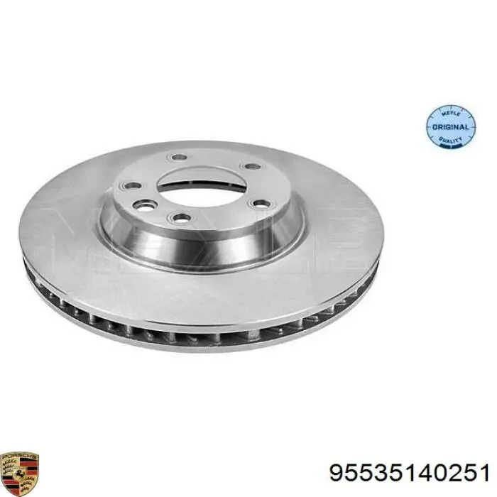 95535140251 Porsche freno de disco delantero