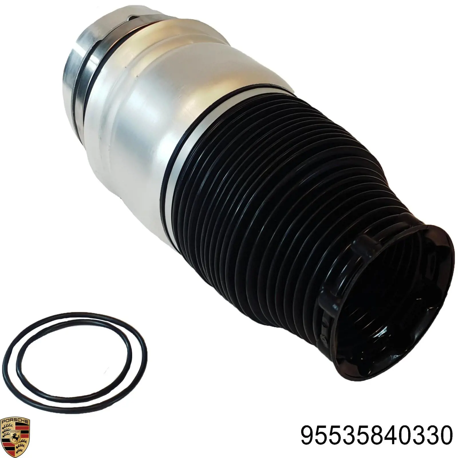 95535840330 Porsche muelle neumático, suspensión, eje delantero