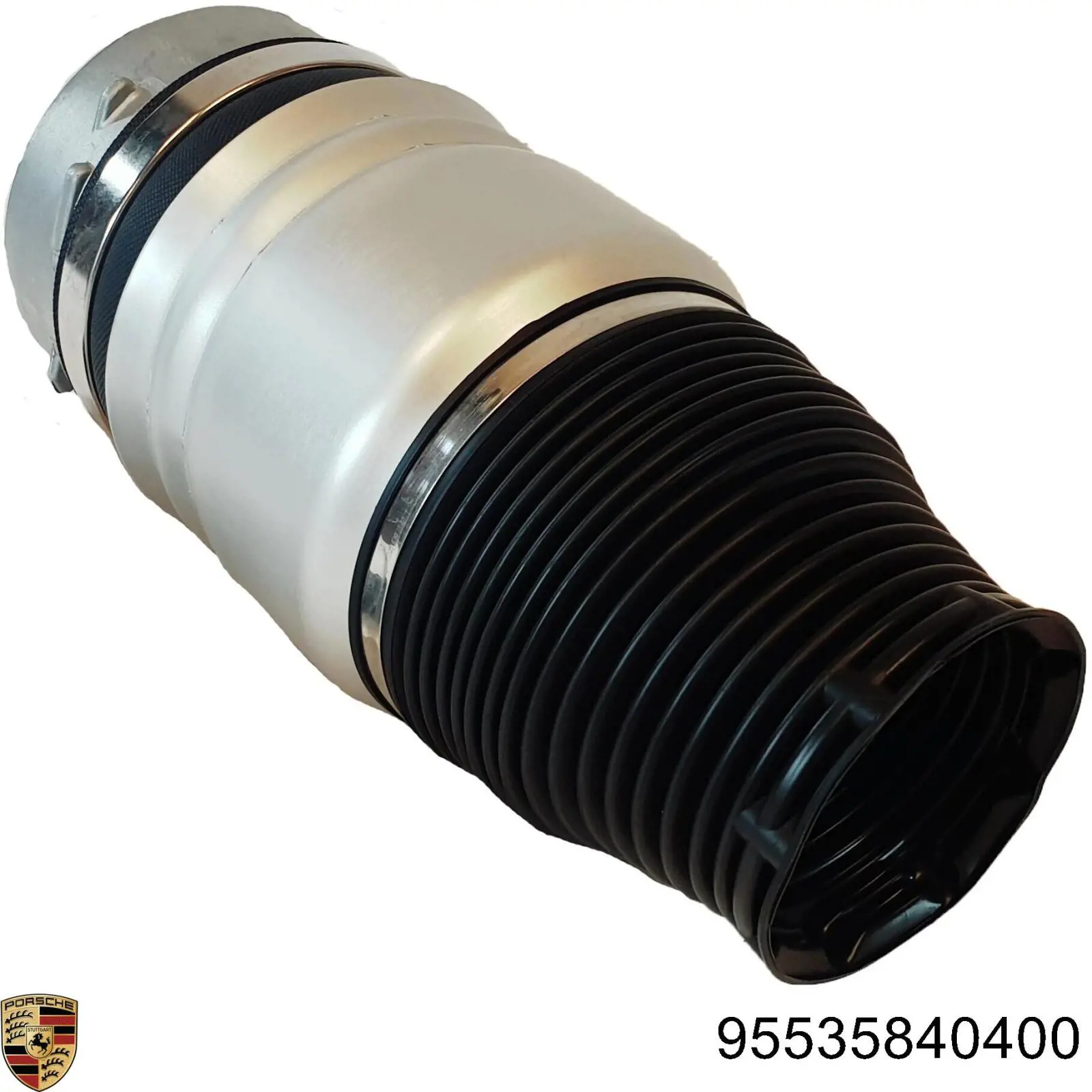 95535840400 Porsche muelle neumático, suspensión, eje delantero