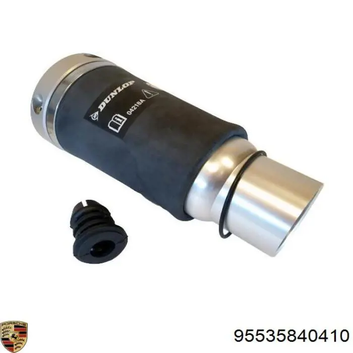 95535840410 Porsche muelle neumático, suspensión, eje delantero