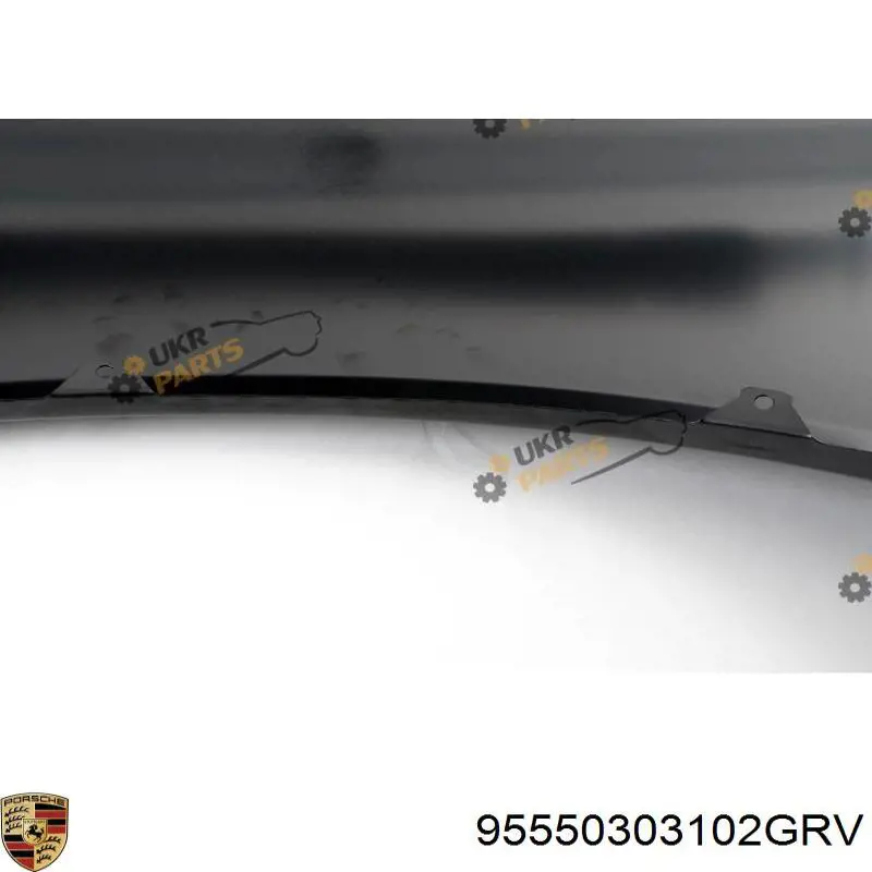  Guardabarros delantero izquierdo para Porsche Cayenne 955