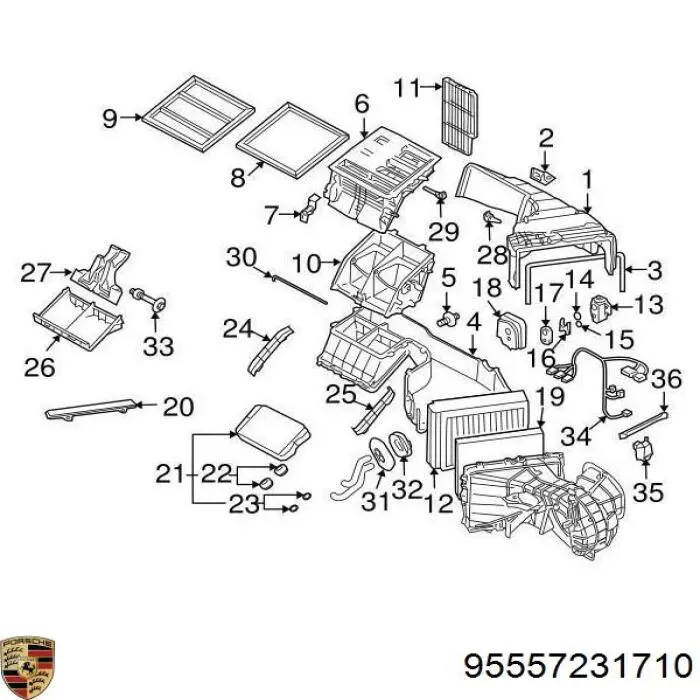 95557231710 Porsche 