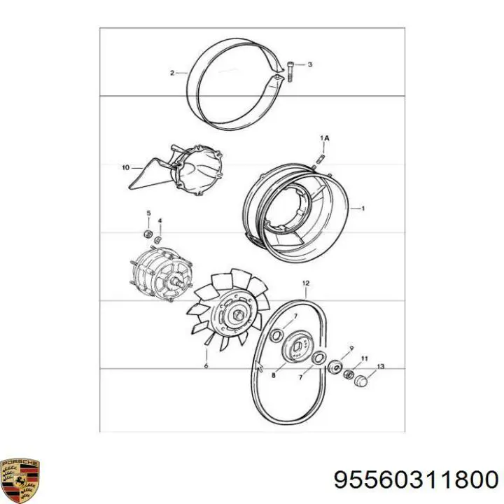 95560311800 Porsche 