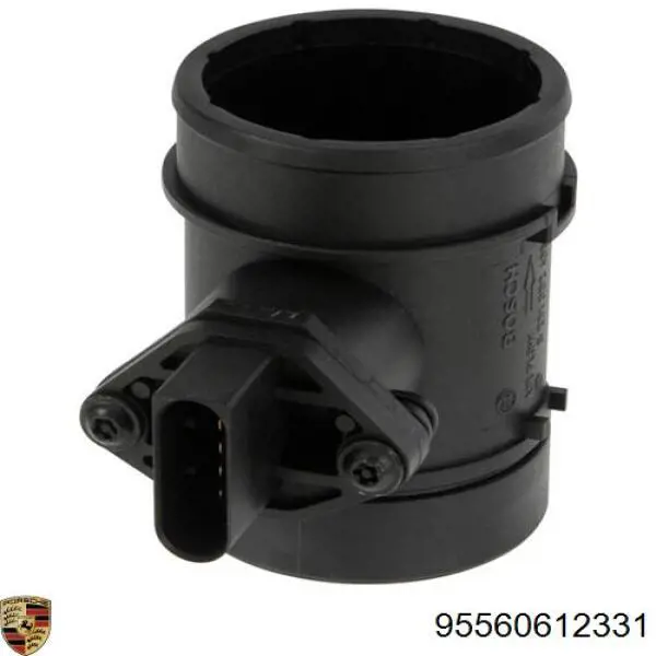 95560612331 Porsche sensor de flujo de aire/medidor de flujo (flujo de aire masibo)