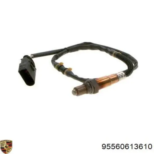 95560613610 Porsche sonda lambda, sensor de oxígeno despues del catalizador derecho