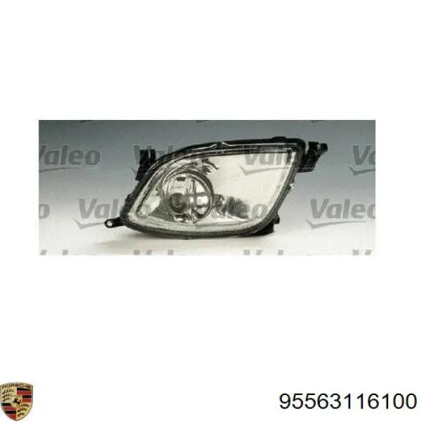 95563116100 Porsche faro antiniebla izquierdo