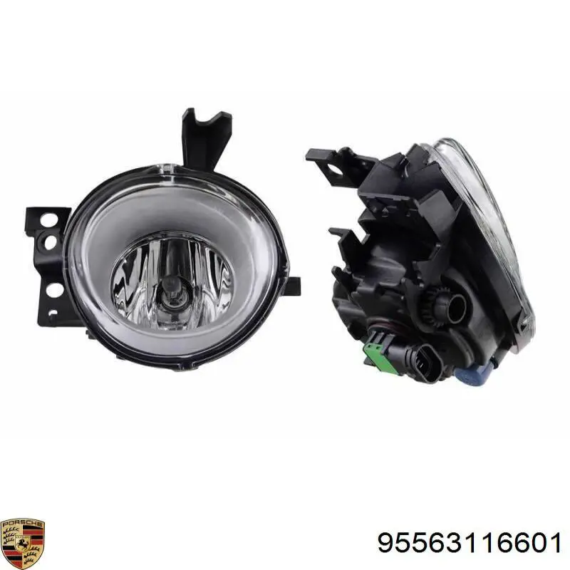 95563116601 Porsche faro antiniebla derecho