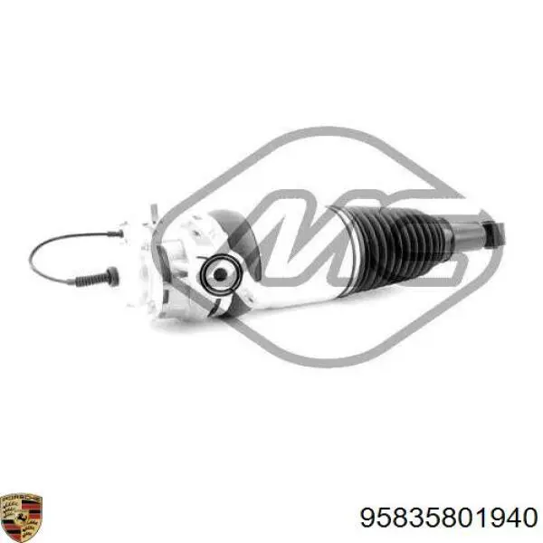 95835801940 Porsche amortiguador trasero izquierdo