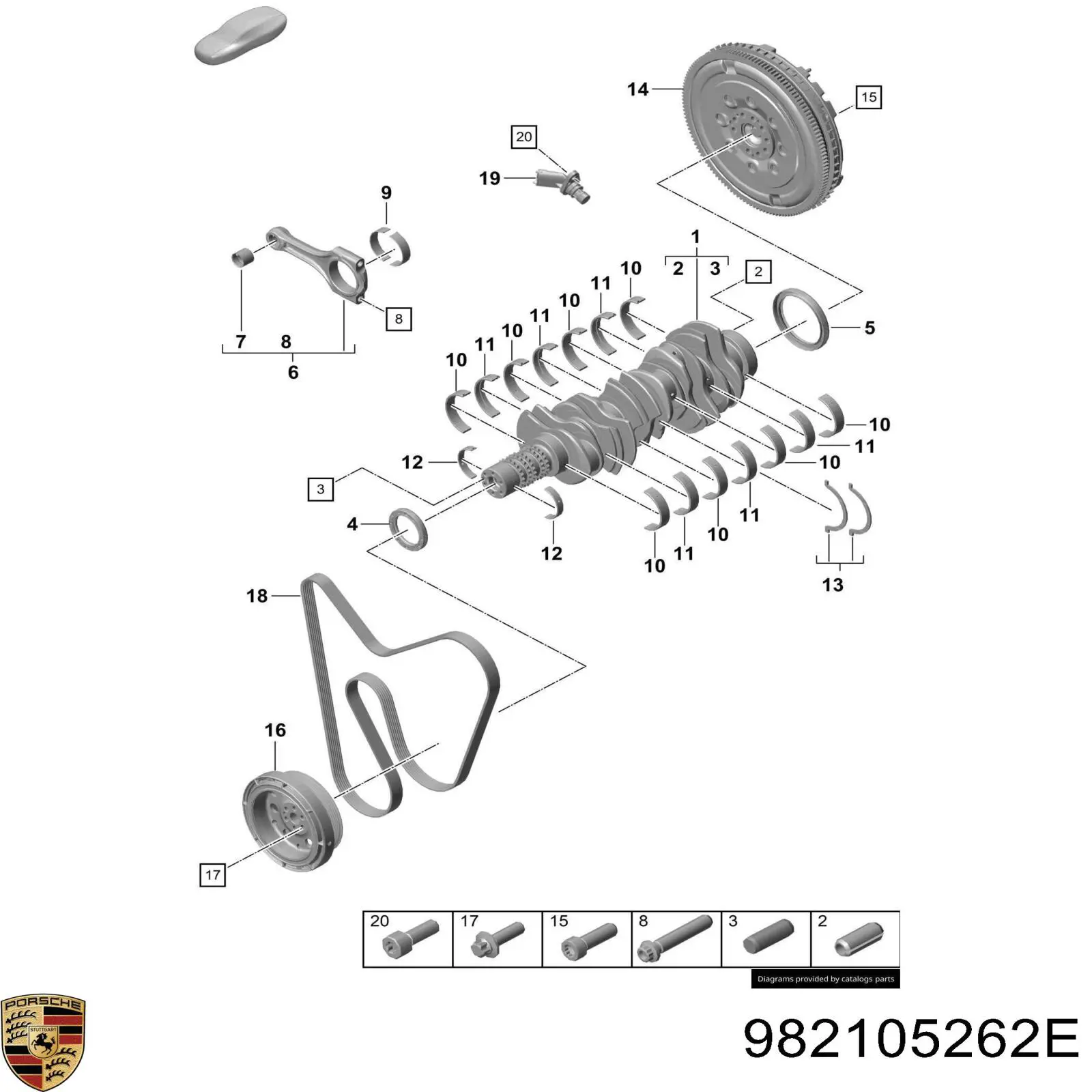 982105262E Porsche 