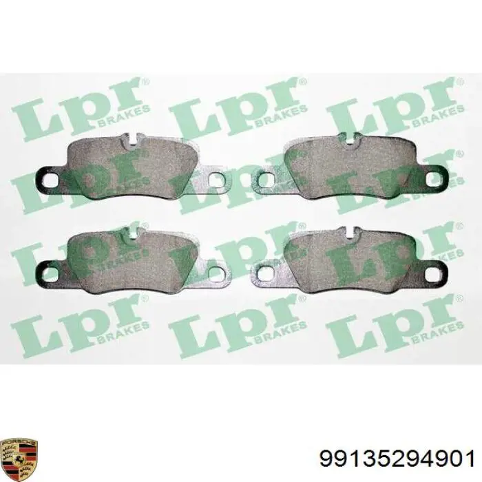 99135294901 Porsche pastillas de freno traseras