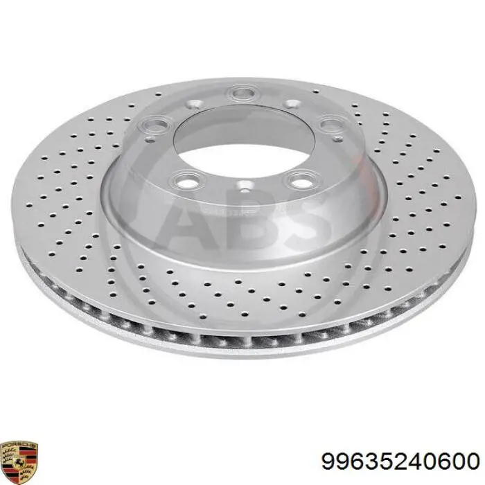 99635240600 Porsche disco de freno trasero