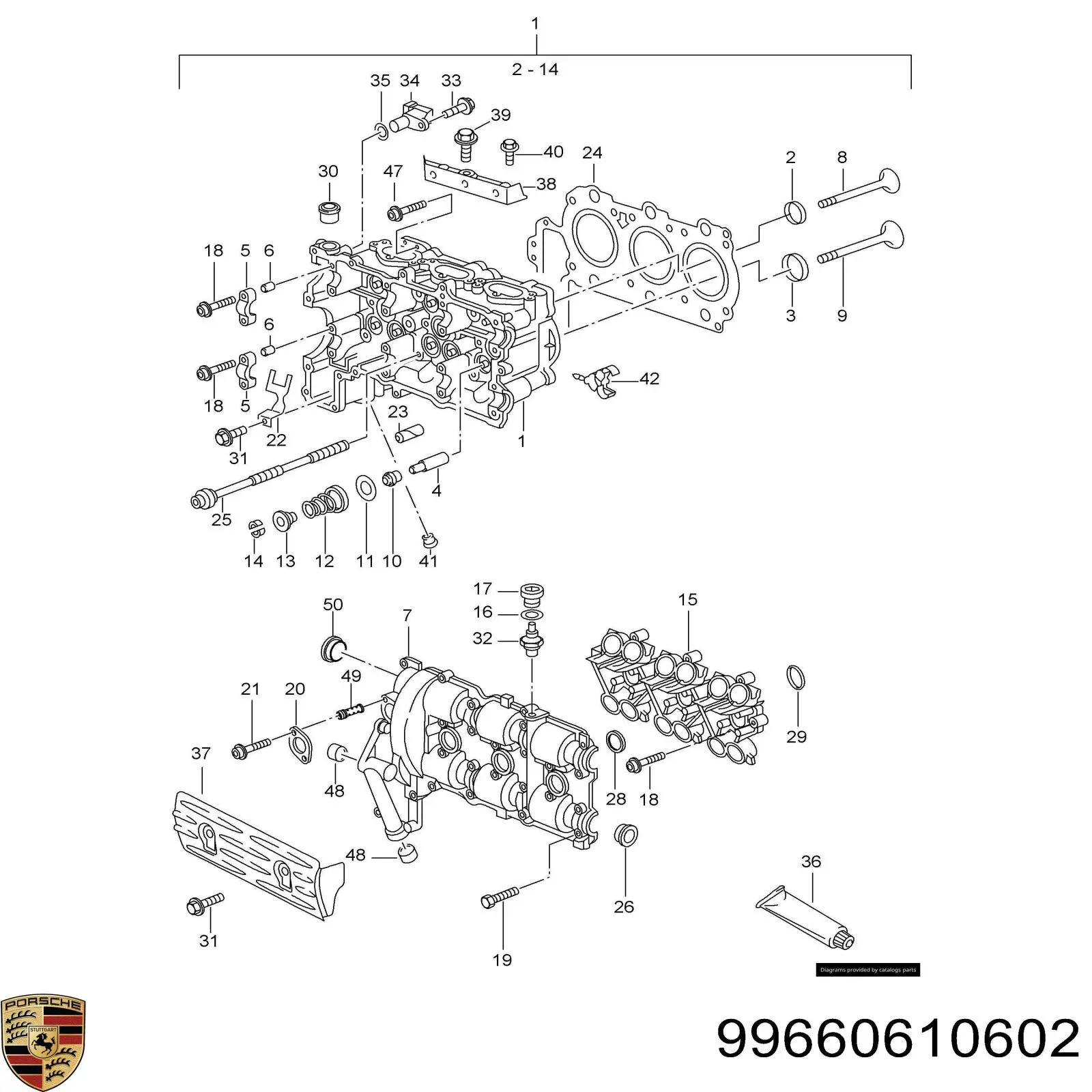 99660610602 Porsche sensor de posición del árbol de levas