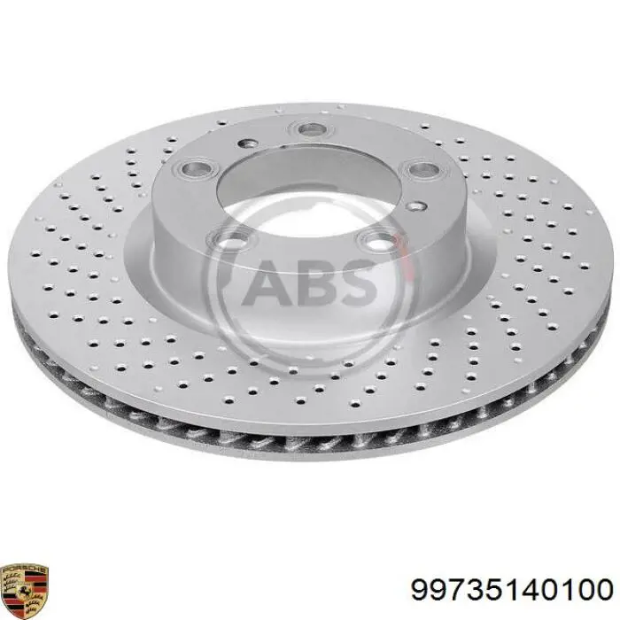 99735140100 Porsche freno de disco delantero