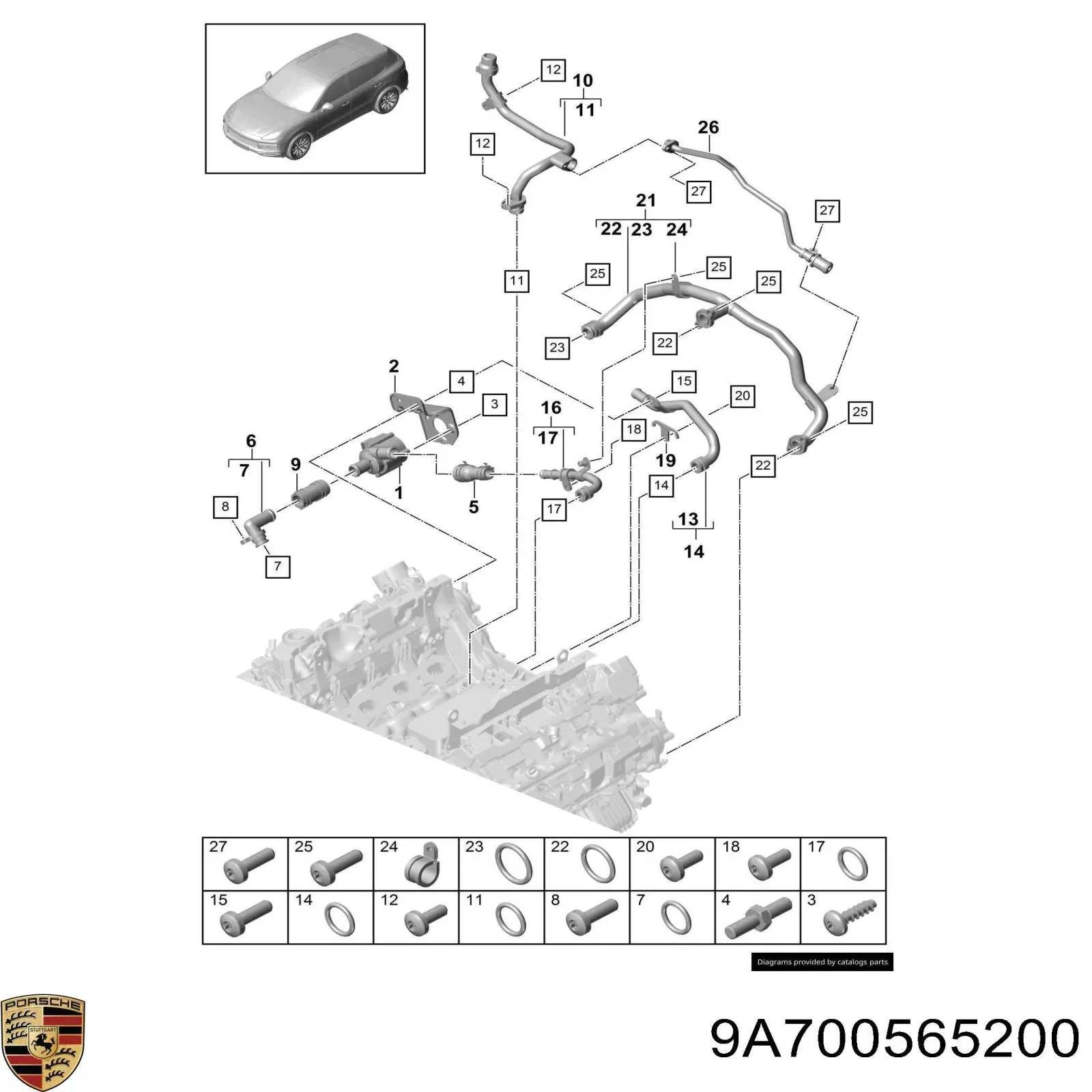 9A700565200 Porsche 