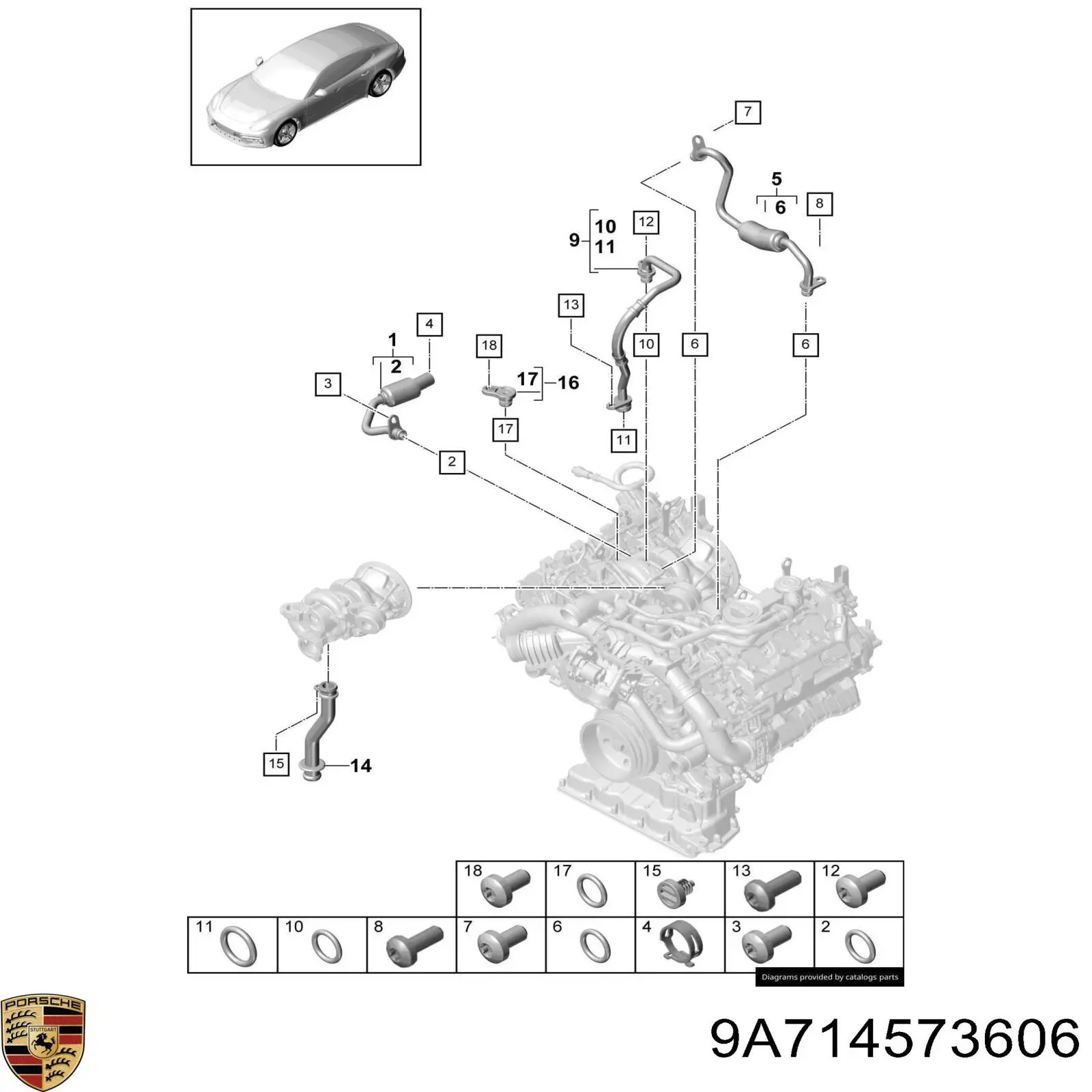 9A714573606 Porsche 