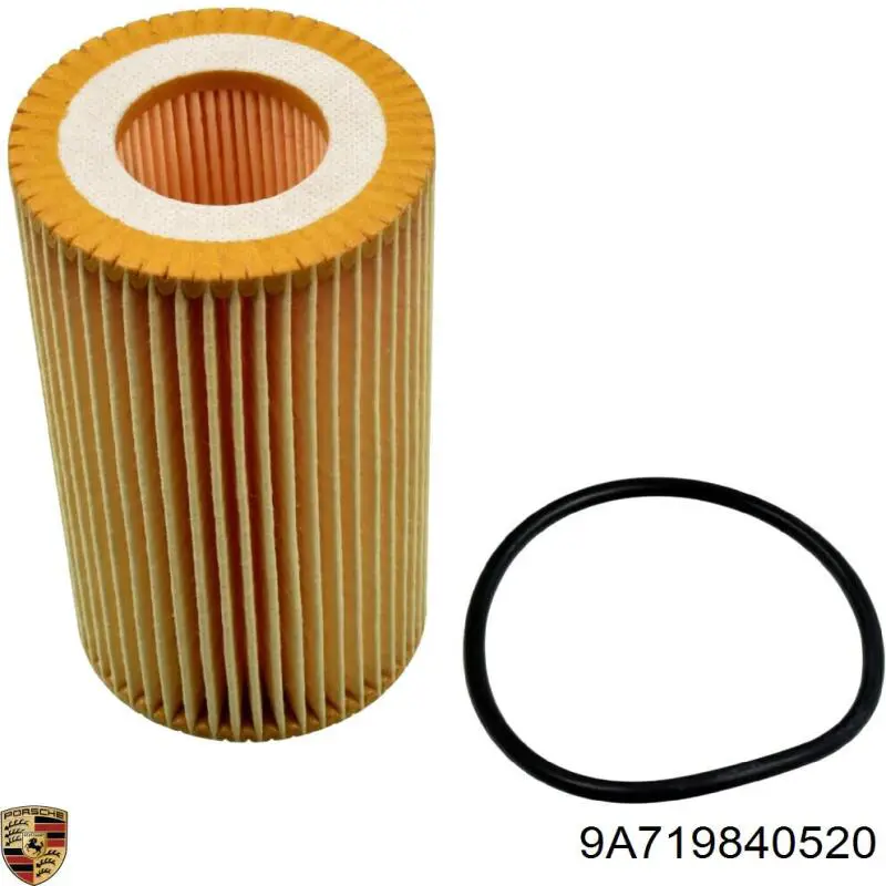 9A719840520 Porsche filtro de aceite