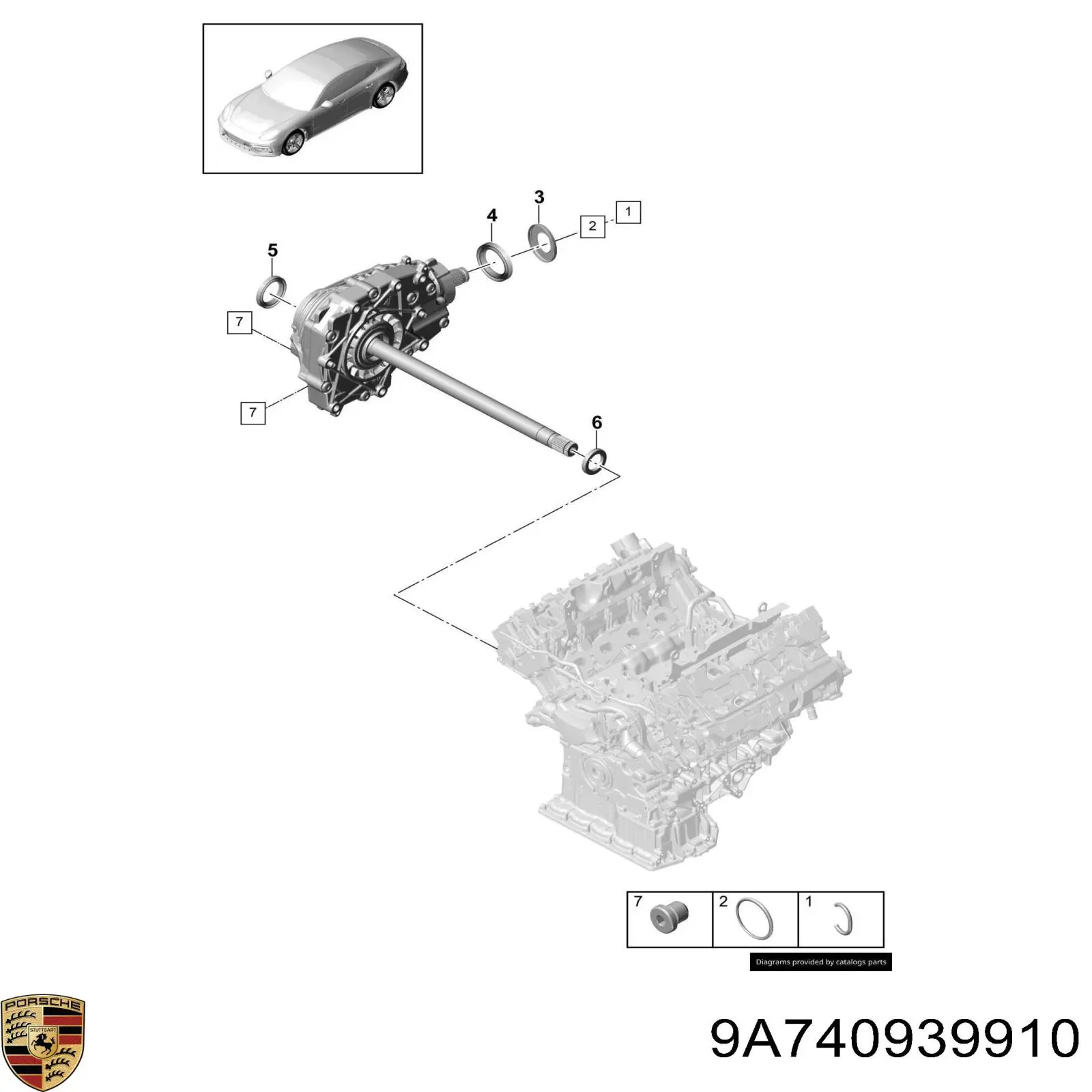 9A740939910 Porsche 