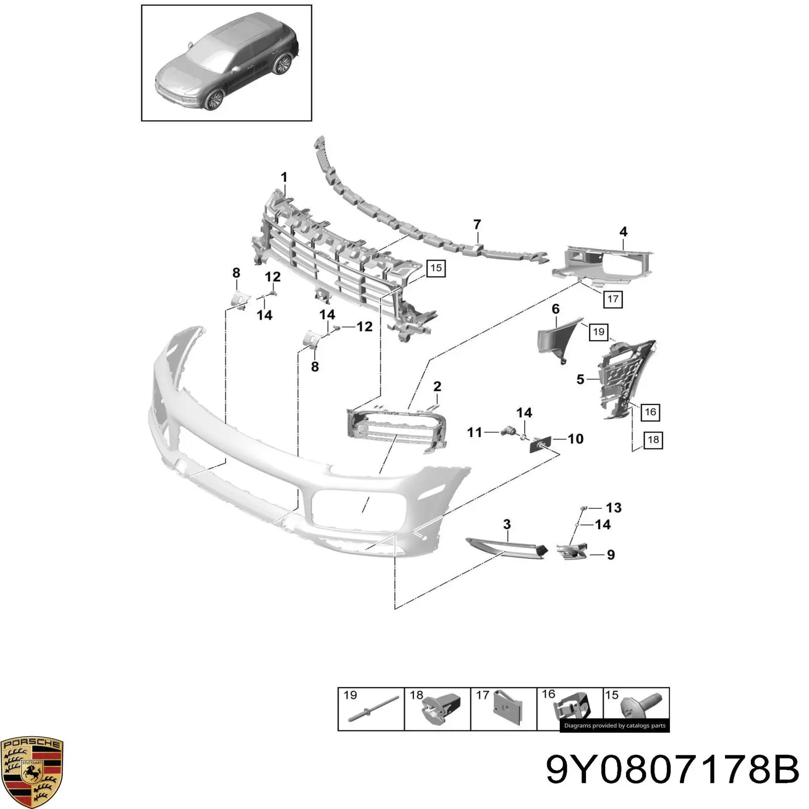 9Y0807178B Porsche 