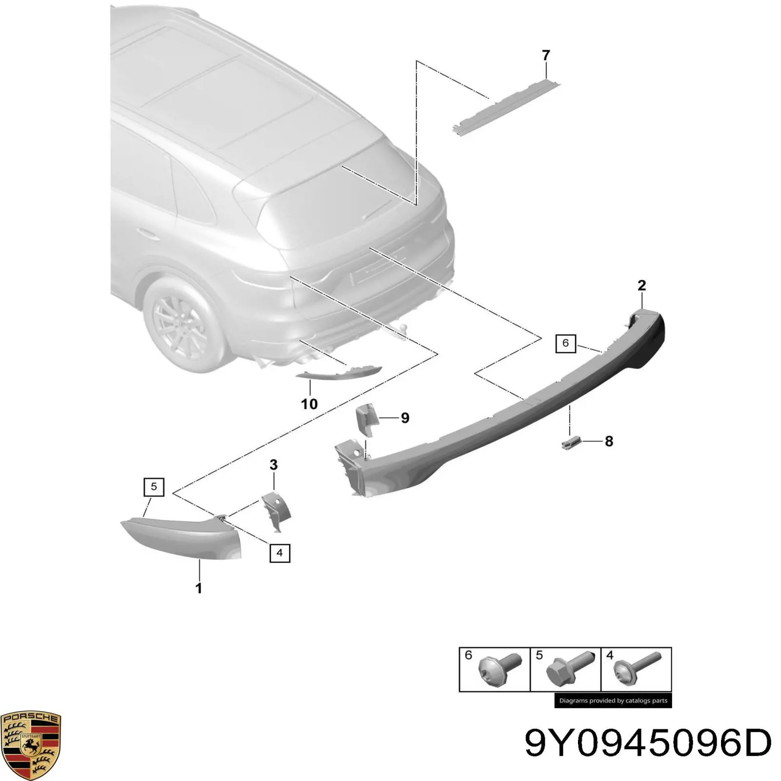 9Y0945096D Porsche 