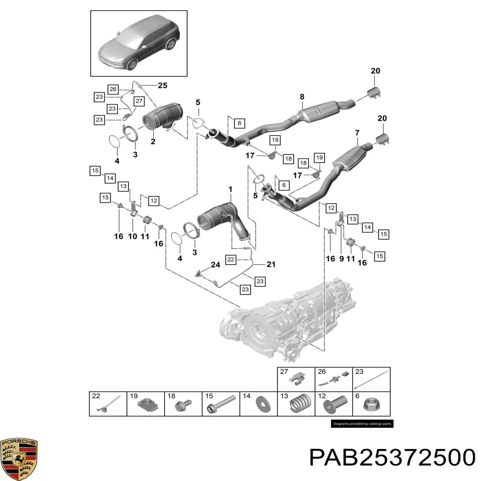 PAB25372500 Porsche 