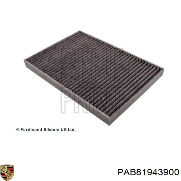 PAB81943900 Porsche filtro de habitáculo