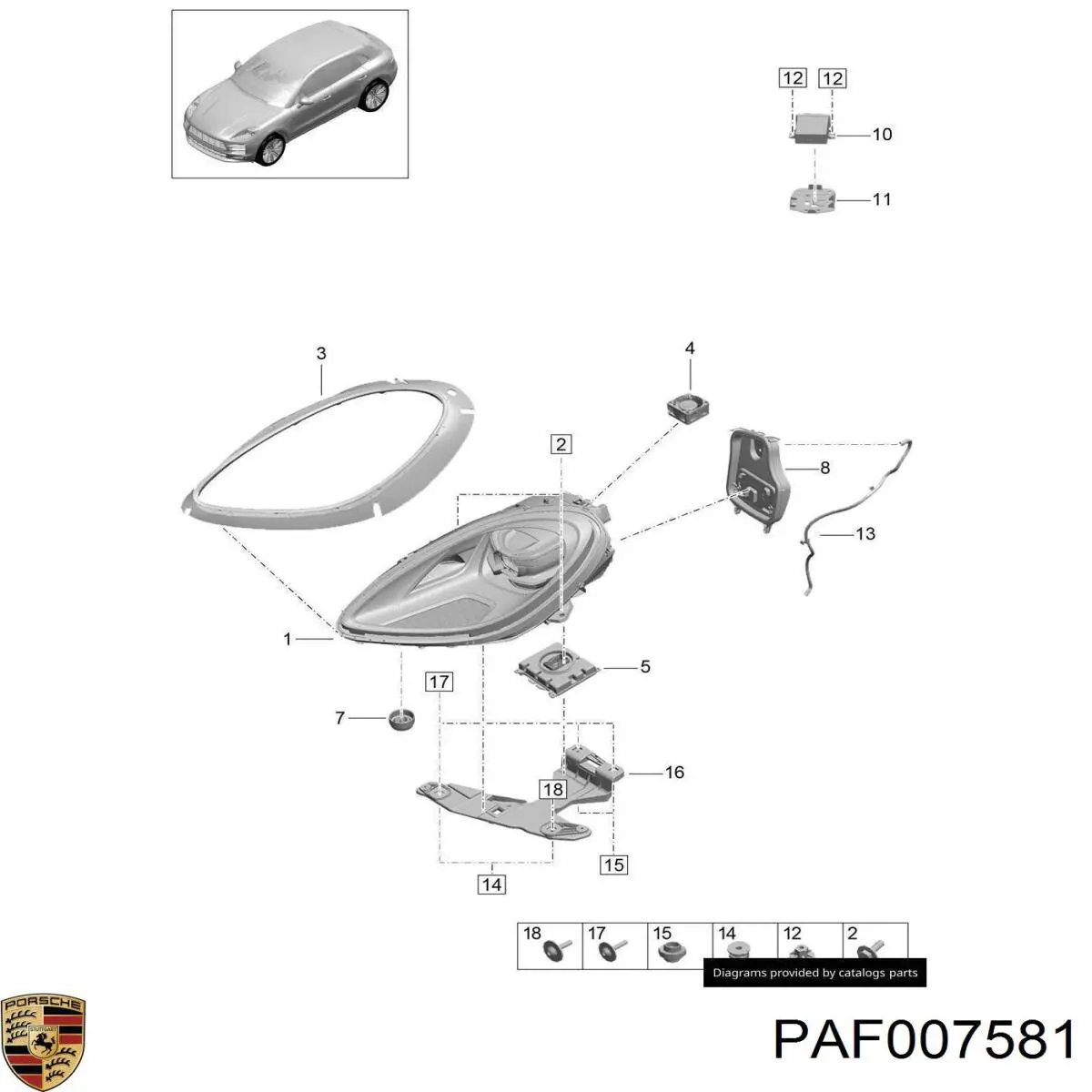 PAF007581 Porsche 