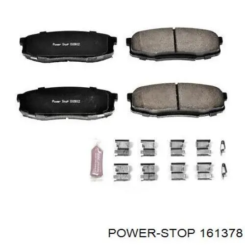 161378 Power Stop pastillas de freno delanteras