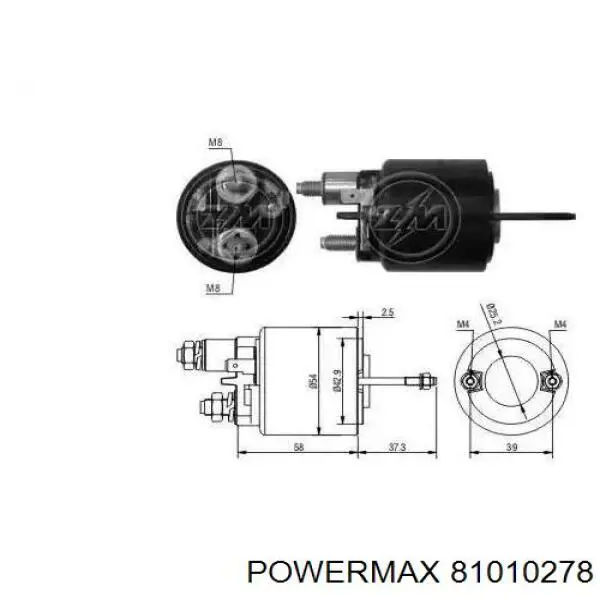 231966 Cargo bendix, motor de arranque