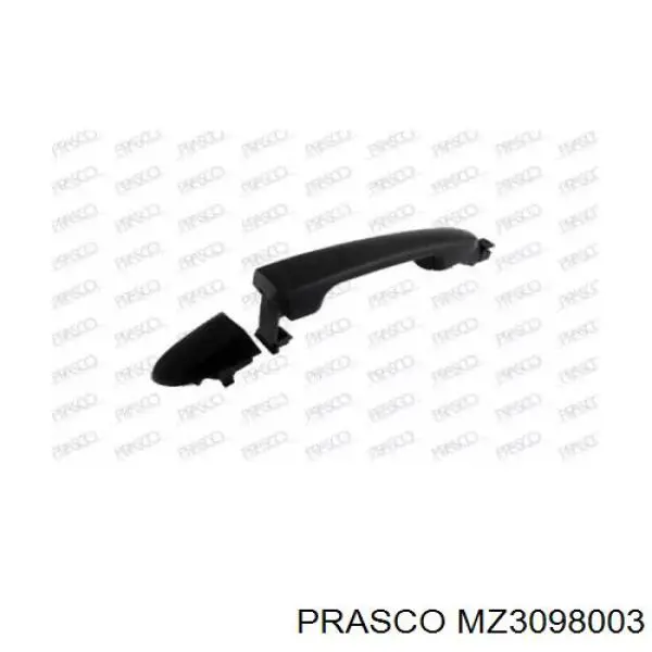  Tirador de puerta exterior delantero derecha para Mazda 2 DE