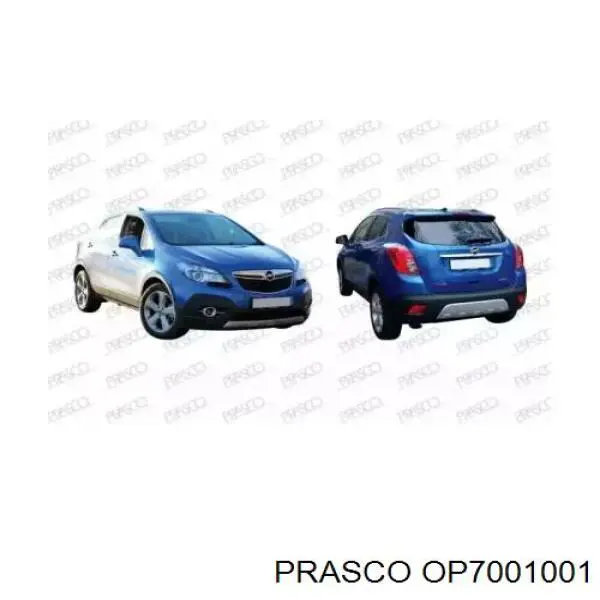  Parachoques delantero para Opel Mokka 