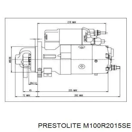 S1373 Hitachi motor de arranque