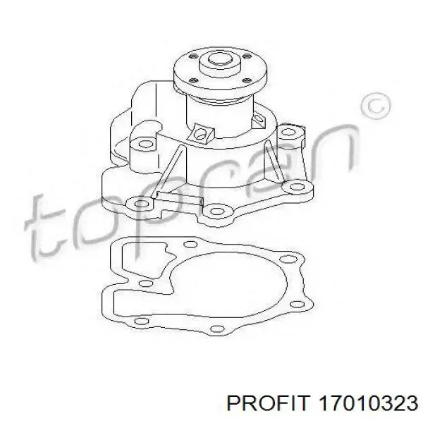 ME914F8591A2B Ford bomba de agua