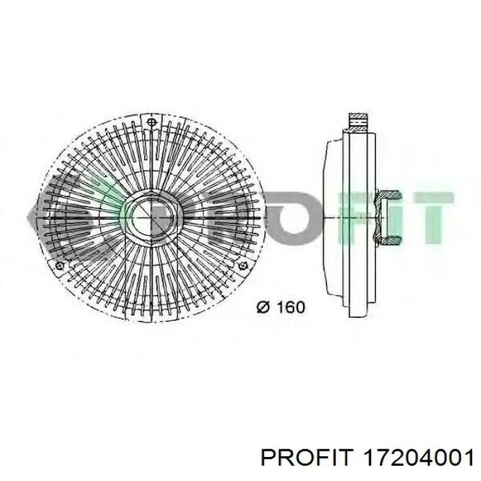  Embrague, ventilador del radiador para Opel Senator 29