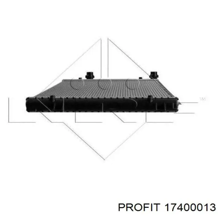 1740-0013 Profit radiador refrigeración del motor