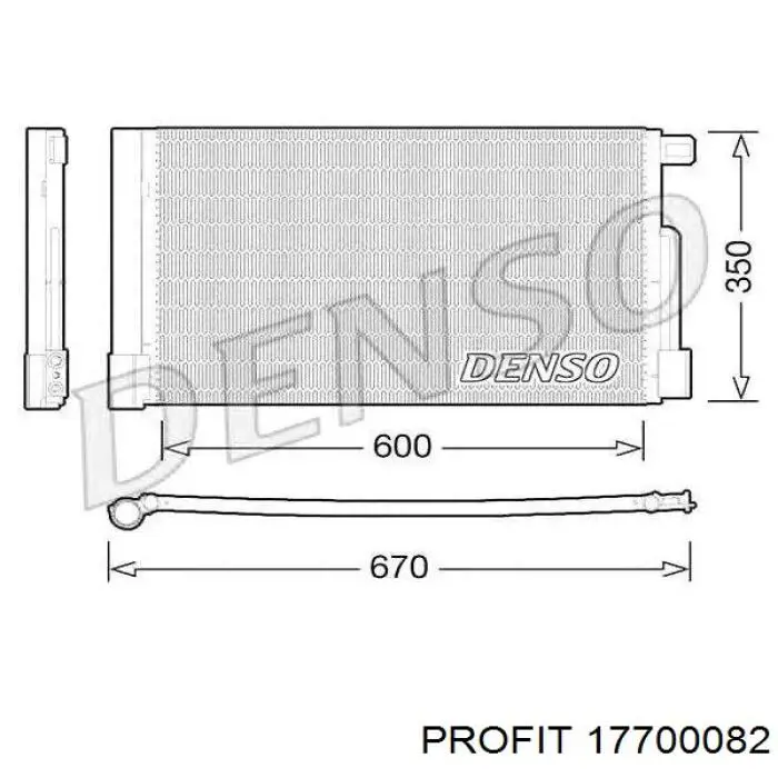 1770-0082 Profit condensador aire acondicionado