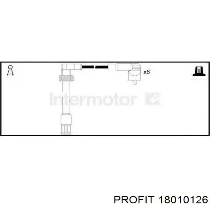 1801-0126 Profit juego de cables de encendido