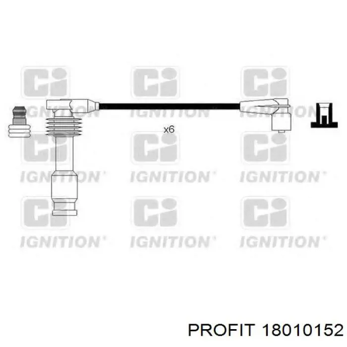 1801-0152 Profit juego de cables de encendido