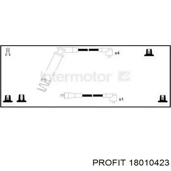 1801-0423 Profit juego de cables de encendido