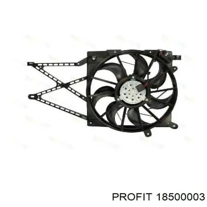 1850-0003 Profit ventilador (rodete +motor refrigeración del motor con electromotor completo)